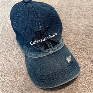 Calvin Klein Blue Denim Hat